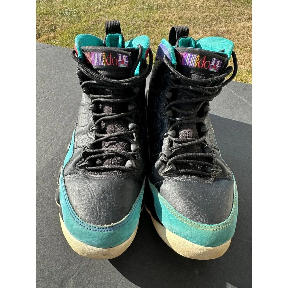 Air Jordan 9 Retro  GS DREAM IT DO IT Kids Shoes Size‎ 10 Youth Black Multicolor